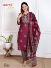 Ajrakh Vol 4 By Aarvi Pure Cotton Kurti With Bottom Dupatta Exporters In India
